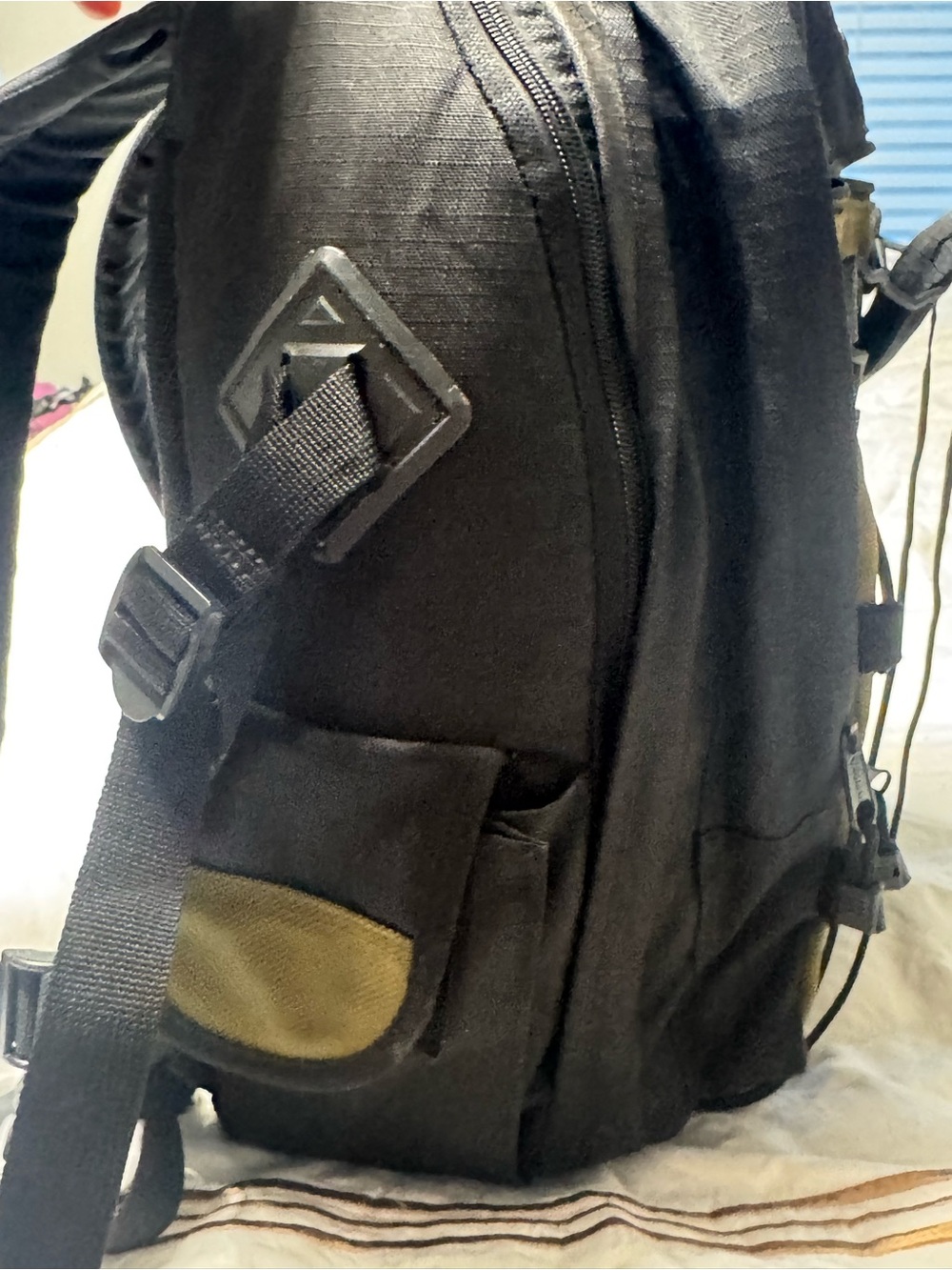 Canon Black and Olive Green Men’s Camera Backpack
